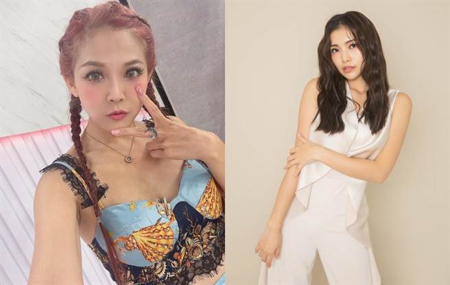 DJ圆圆（左）、杨净宇都曾在工作中遇到强震。（17直播提供）