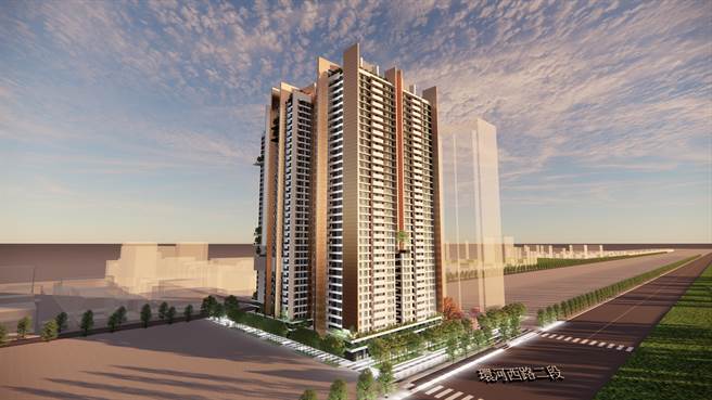 大陈更新单元4建筑完工后示意图。(新北住都中心提供)