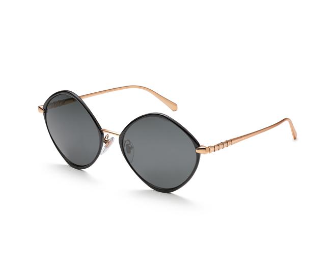 寶格麗Serpenti菱形金屬太陽眼鏡，3萬3400元。（BVLGARI提供）