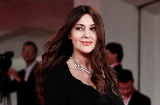 义大利知名女演员莫妮卡贝鲁奇（Monica Bellucci）近期传与导演提姆波顿已交往4个月。（图／达志影像）