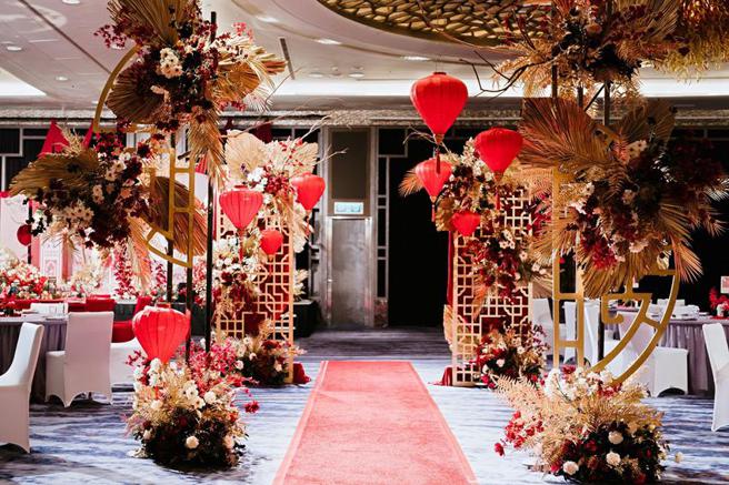 （台北喜來登推出「七夕婚嫁」專案，為準新人提供更多時段的場地選擇。（圖／台北喜來登飯店）