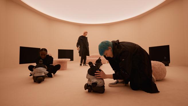 藤原浩潮牌FRGMT与Moncler联名系列服饰。（MONCLER提供）