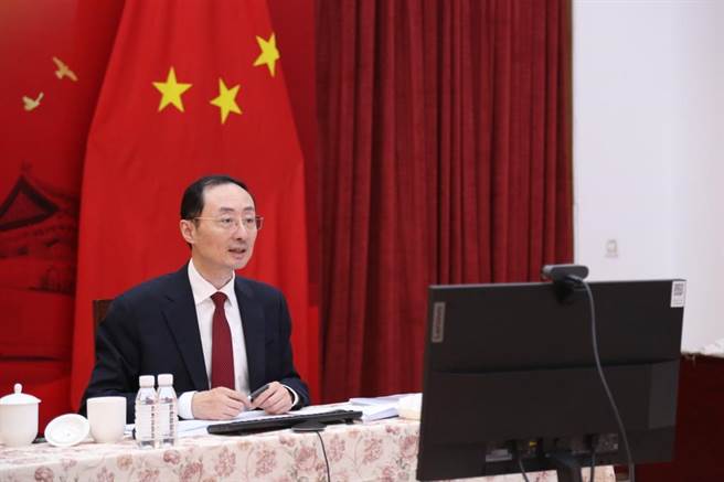 图为大陆外交部副部长孙卫东。（摘自新华社）