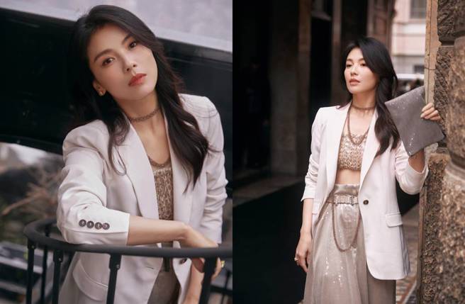 刘涛受邀到米兰参加时装周。（图／取自刘涛工作室微博）