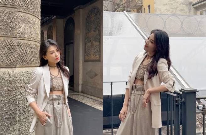 刘涛生图状态超绝。（图／取自刘涛工作室微博）