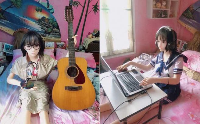 男子可以变换娃娃的髮型和服装。（图／翻摄自sanook）