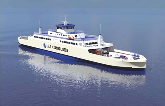 Molslinjen电动渡轮。图／丹佛斯提供