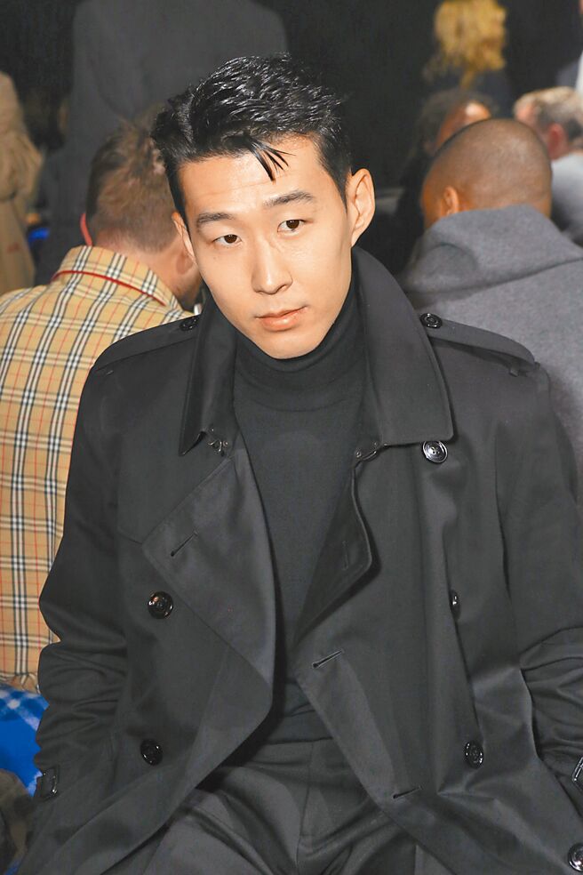 孙兴愍出席Burberry 2023秋冬系列大秀。（Burberry提供）