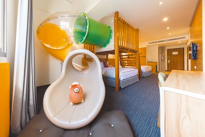 天成文旅繪日之丘積極拓展親子旅遊市場，客房再升級打造全新房型。（天成飯店集團提供）