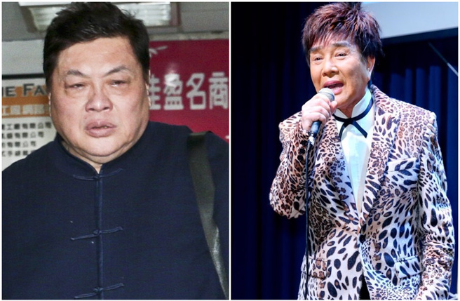 谢雷（右）不解夏玉顺为何要无端爆料刘文正死讯。（图／中时资料照）	