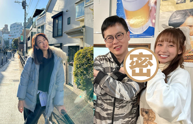 贾永婕发出老公与林襄的合影。（图／贾永婕脸书）