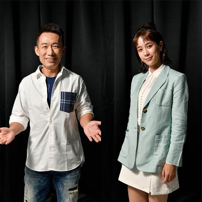 郭子乾（左）与温贞菱演出时代剧获得各界好评。（镜电视提供）