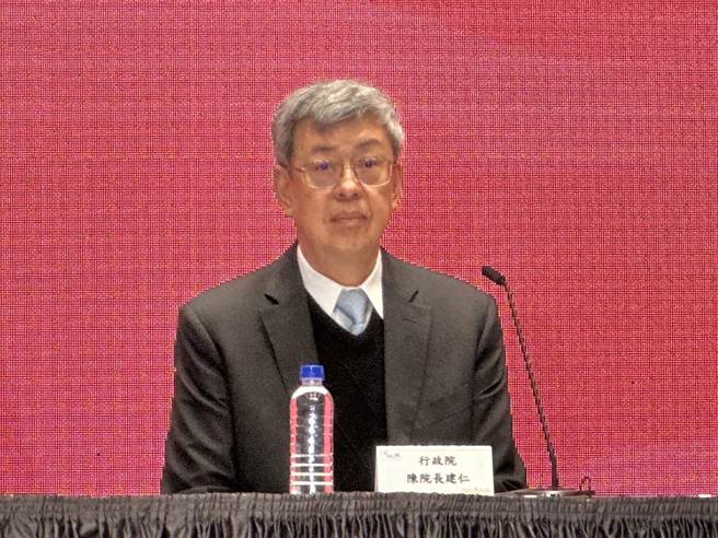 行政院长陈建仁。（黄婉婷摄）