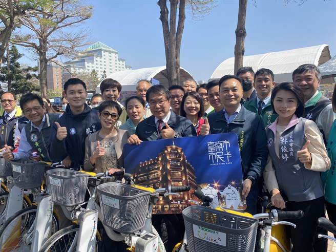 台南YouBike 2.0來了，今天宣告正式啟用。（曹婷婷攝）