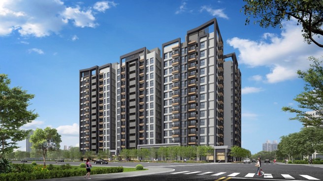 益骐丰盛之城3D示意图。(图/业者提供)