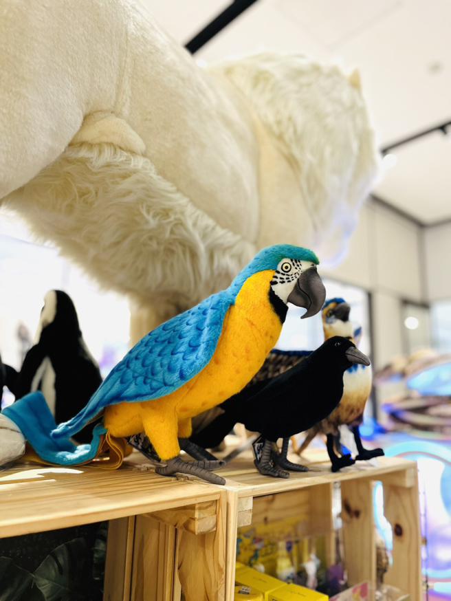 新庄宏匯广场春天以「HANSA动物好友匯」装置，陪顾客欢度连假。（宏匯广场提供）