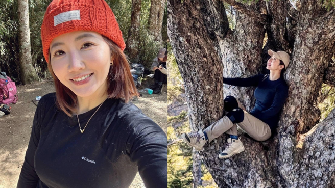 谢忻近日爬山出意外。(图/谢忻 FB)