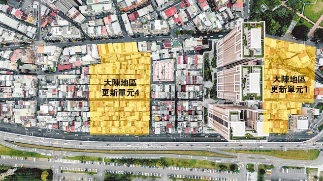 永和大陈单元1、4公办都更全案近660户、及近千位相关权利人，基地面积超过8400坪。此为模拟图。（新北住都中心提供／徐沛琪新北传真）