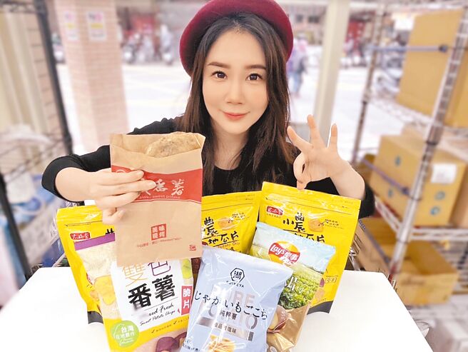 OKmart「烧番薯」红皮红肉，口感绵密不腻，是上班族、健身族喜爱的品项。（OKmart提供）