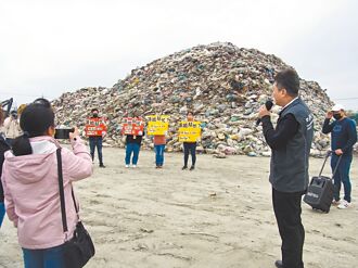 雲林口湖垃圾堆積7200公噸 求助縣府