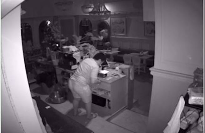 吕嫌闯网美餐厅行窃。（简铭柱翻摄）