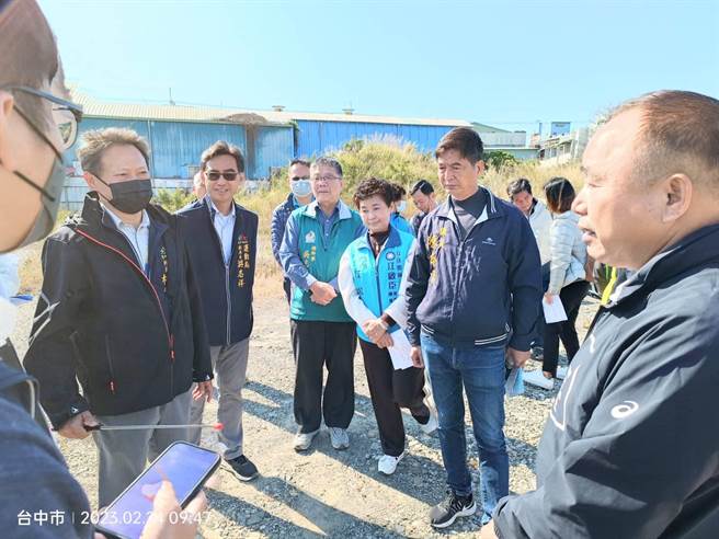 文高一用地将兴建网球场，今天举行动土典礼。（陈淑娥摄）