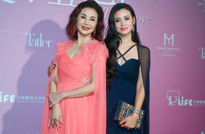 谢玲玲保养得宜，女儿也遗传她的美貌。（图／本报系资料照）