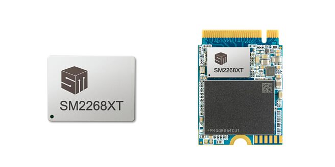 慧荣科技推出第三代PCIe Gen4 SSD控制晶片。图／利汉民
