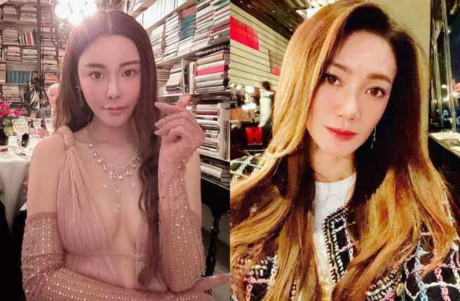 听闻蔡天凤（左）遭杀害，朱庭萱（右）吓哭。（图／翻摄自xxabbyc IG；翻摄自朱庭萱 Bonnie 玻璃朱脸书）