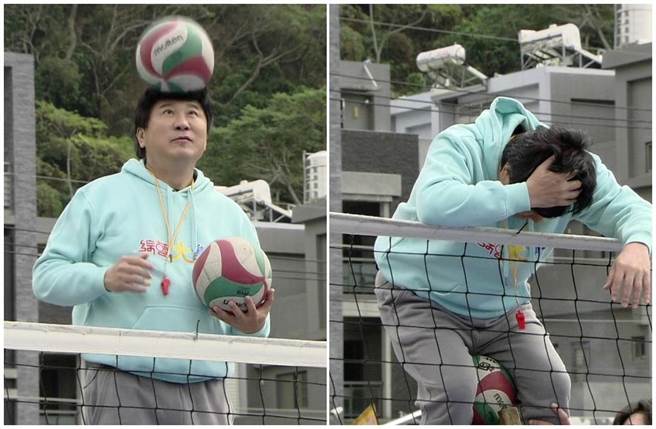 胡瓜被球打到。（民视提供）