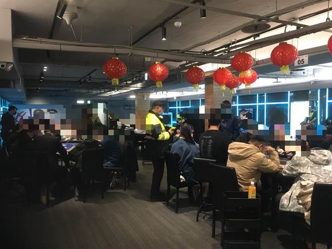 永和分局警方严格执法「扫黑、打诈、反毒」，全力清源。（警方提供）