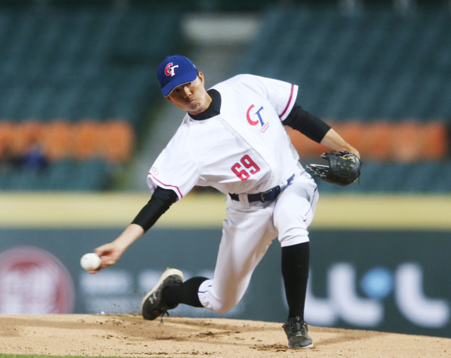 中华队先发投手黄子鹏。（资料照，陈怡诚摄）