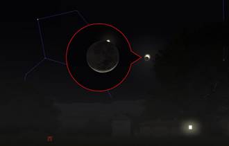 本世紀僅可看見3次 台灣「月掩金星」3月24日登場