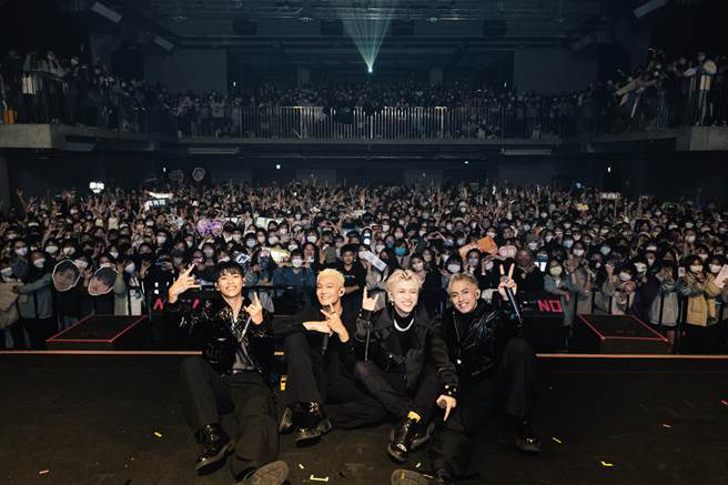 U：NUS左起蔡承佑、高胥崴、吴昱廷、高有翔。(滚石唱片提供)