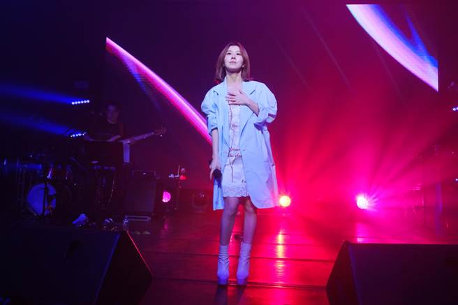 白安相隔四年再来高雄开唱很开心。（相信音乐提供）