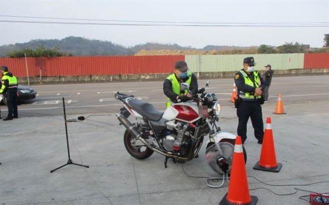 环保局近2个月以来取缔514辆次噪音超标。（苗栗县政府提供／李京升苗栗传真）