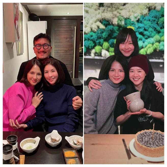 近期李心洁在台湾曾与许茹芸、曾宝仪、林嘉欣等艺人好友聚会。（图／取自李心洁脸书）