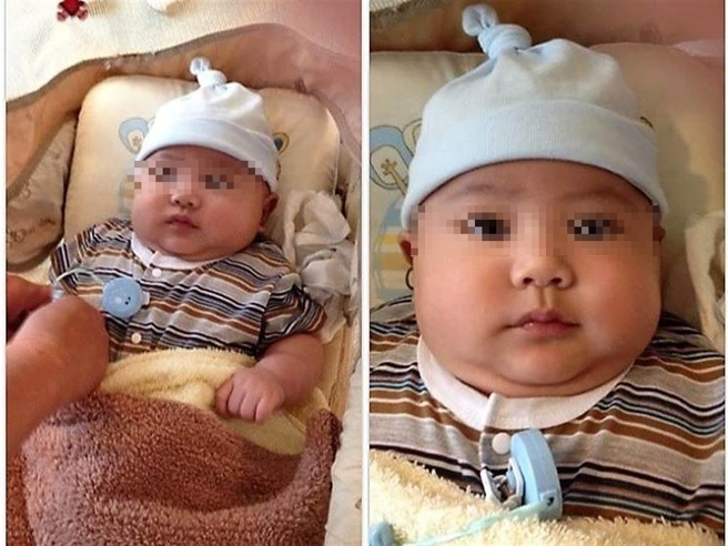 高雄40岁王姓男子在高雄港区任职，因高温环境工作导致精虫稀少、精虫活动力低下，在阮综合医院生殖中心「AI自动精虫分析仪」帮助下，与太太成功产子。（阮综合医院提供／袁庭尧高雄传真）