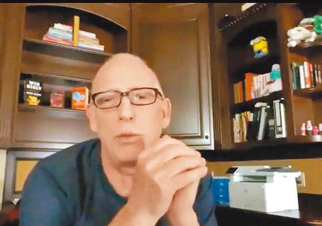 美国漫画家亚当斯称黑人是仇恨团体成员后，多间媒体宣布不再刊登他着名的职场讽刺漫画《呆伯特》。（摘自Scott Adams推特）