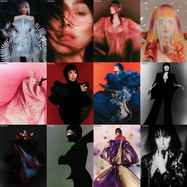 何超仪换上12种风格的服装，展现不同的人格。（PRESTIGE提供）