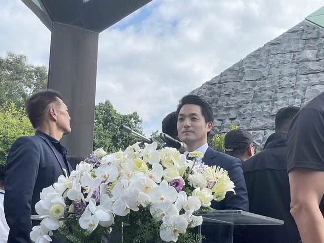 蒋万安因特殊家世血缘，在二二八纪念日遭到绿营侧翼集火攻击。（蔡佩珈摄）