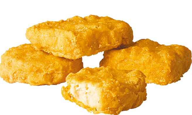 麦当劳欢乐送3月14日前输入优惠码，可享包含4块麦克鸡块等点心加1元多1件。（麦当劳提供）