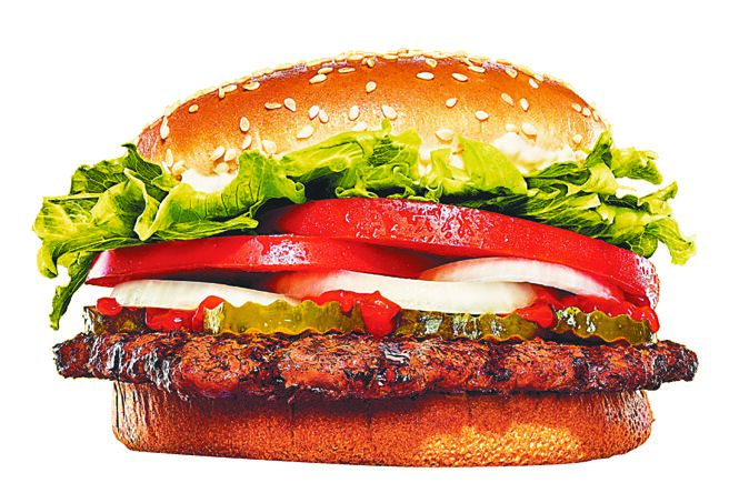 到汉堡王消费满399元，可免费品尝1个5吋原味华堡。（汉堡王提供）