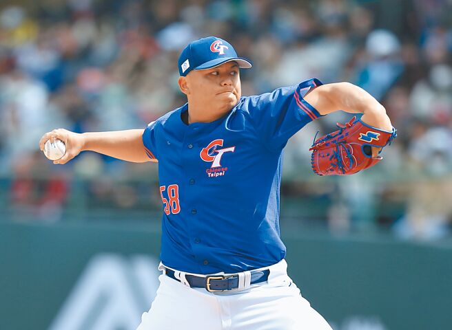 胡智为可能是明对巴拿马的先发投手。（本报资料照片／陈怡诚摄）