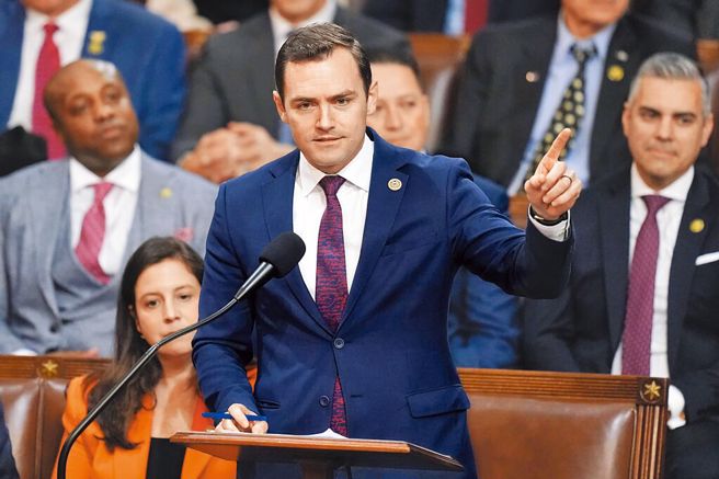 美国眾议院「中国事务特别委员会」主席盖拉格。（美联社）