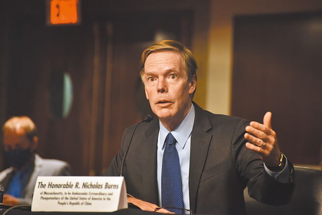 美国驻华大使伯恩斯。（中新社）