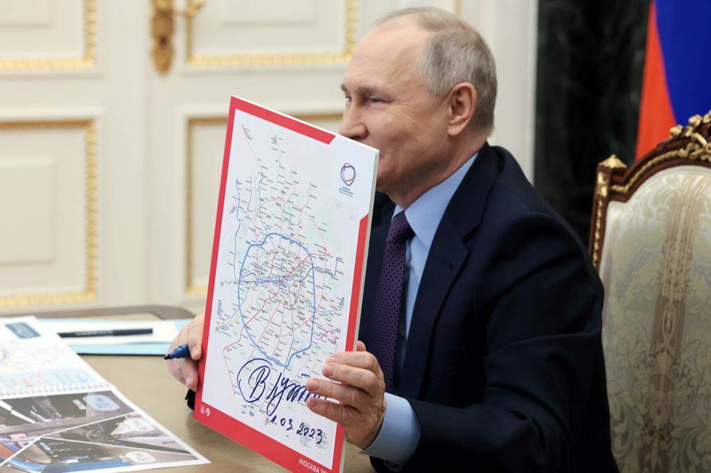 俄罗斯总统普丁表示，他正在准备与国家主席习近平在莫斯科会面，并将向中方代表团展示莫斯科地铁大环线的运行情况。（美联社资料照片）(photo:ChinaTimes)
