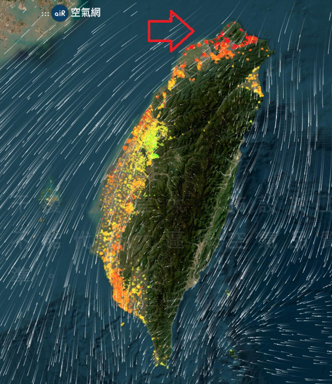 中央气象局长郑明典表示，空气品质劣化中。（图／翻摄自郑明典脸书）