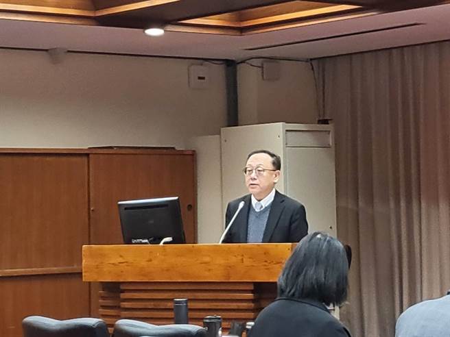 文化部长史哲今日上午在文化部备询。（李欣恬摄）