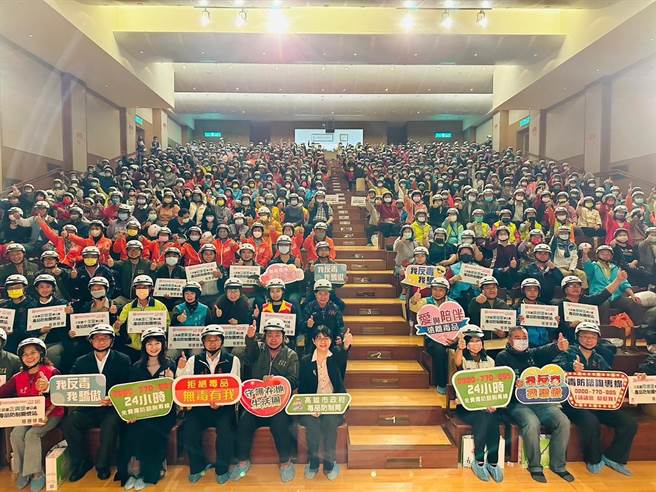 三民区今有86里加入里办毒防关怀站。（翻摄照片／高雄洪靖宜传真）